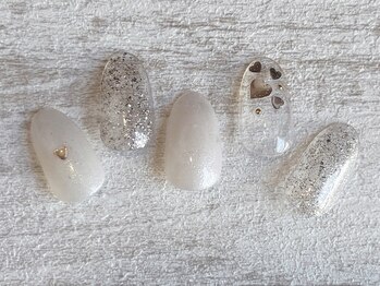 ネイルサロン エムズ(Nail Salon M's)/ハートのバレンタインネイル