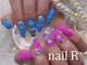 ネイルアール(nail R)の写真/あなただけの特別な指先に◎トレンドのクロスネイルも！豊富なカラーとデザインでイベントネイルも♪
