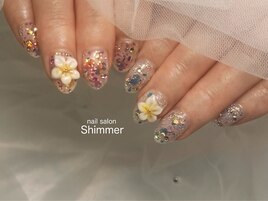 お花ネイル
