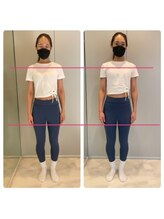 エーピラティス 美生体研究所(A pilates)/初回1回のみの姿勢変化(^^)