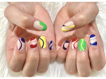 タムタムネイル 本厚木(Tam Tam Nail)/持ち込みデザイン