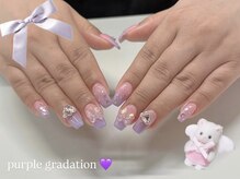 ルルシアン 代々木(luluchien)/ちゅるきらグラデーションネイル