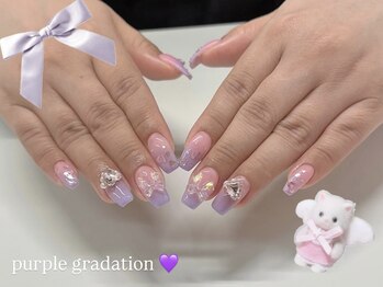 ルルシアン 代々木(luluchien)/ちゅるきらグラデーションネイル