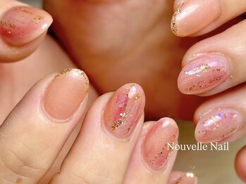 ヌーベルネイル(Nouvelle Nail)/大人ピンクニュアンス