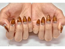 アイリッシュネイル 久屋大通店(Irish Nail)/べっ甲×シルバーネイル