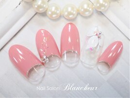 冬のお花ネイル