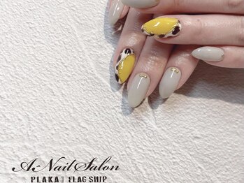 エーネイルサロン プラーカ本店(A-Nail Salon)/シンプルニュアンス