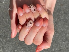 アニマル/冬ネイル