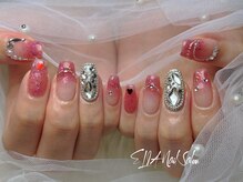 エリア(ELIA)/夏感じ赤ラメグラ