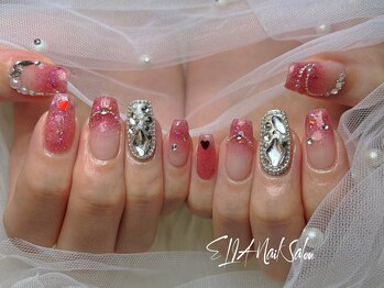 エリア(ELIA)/夏感じ赤ラメグラ