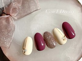華やか定額　ボルドー　デート