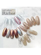 エスフィーネイルサロン リシェル(Esfy nailsalon Richer)/2025,4月 定額トレンドアート