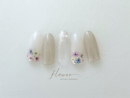 ドライフラワーネイル☆