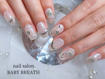 ベイビーブレス(BABY BREATH)/持ち込み☆オーロラネイル