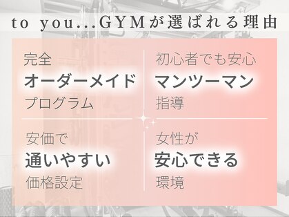 マンツーマンパーソナルジム　toyou...GYM調布店の写真