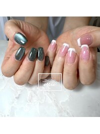 ちぐはぐネイル 持ち込みネイル