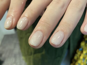 ピース(PEACE)/ワンカラー ラメ ホワイト