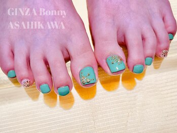 フットネイル/夏ネイル/海ネイル