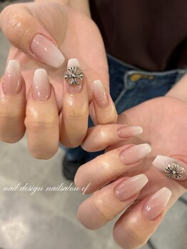 エフネイル(ef nail)の写真/【付け替えオフ無料】ちび爪/噛み爪/深爪/2枚爪…お悩みもご相談ください◎爪の状態に合わせて施術します♪