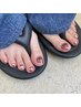  【フット/ミラーネイル(ベースカラー有)】¥8,500