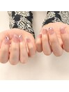 ハートフレンチネイル
