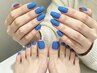 【Hand &Foot Set】手足を揃えたい◆ワンカラーorラメグラデーション ¥9280