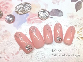 ネイルサロン フェリーチェ(felice)/【定額ネイル】¥7480