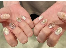 ニキ ヘアー ネイル(niki hair nail)/パールフラワー