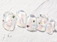 ジェミーネイル エビス(Jemiy nail ebisu)/クリアミラーぷっくり6980yen