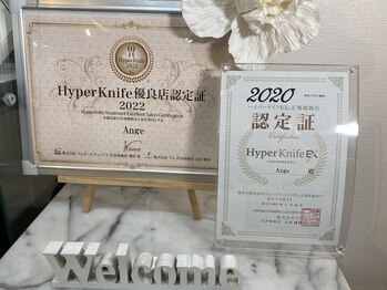 エステティックサロン アンジュ(Ange)/2024ハイパーナイフ優良認定店