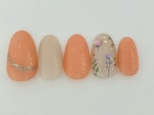 ネイルサロン アビー グランデュオ蒲田店(abbie)/ふんわりボタニカル¥9548