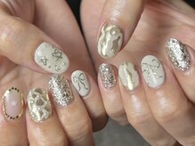 ラクネイル 浦和店(raku nail)/ミラー×個性派ニュアンス 