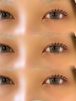 マイア(maiA)の写真/【大人気★まつ毛パーマ初回4500円】ナチュラルな抜け感がほしい方は上下まつパや眉毛セットがオススメ◎