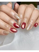 ムート(MOOT)/冬の艶マグネットネイル