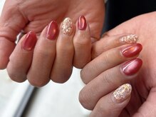 レトネイル レトネイル 大阪梅田(reto nail)/夏ネイル/ホログラム/ピンク