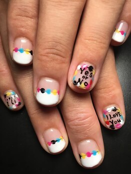 ネイルサロン アイル(nail salon i’ll)/カラフルポップデザイン★