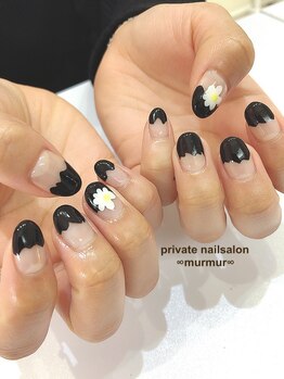 プライベート ネイルサロン マーマ(murmur)/変形フレンチ