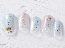 ネイルメゾン 池袋店(NAIL MAISON)/パステル韓国シェルサマー¥8050