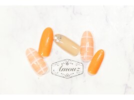 定額【テーマ:オレンジネイル】1