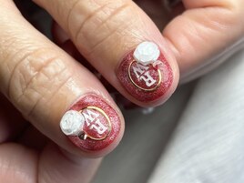 推し様イニシャルネイル