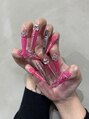 グランビューティー 焼津店(gran beauty) #派手ネイル#デカパーツ#長さだし。#焼津#静岡#藤枝#ネイル