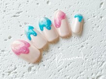 ネイルアンドアイラッシュ ボネール 銀座店(lash Bounail)/夏ネイル、かき氷