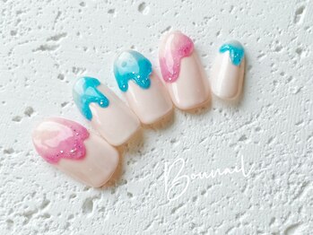 ネイルアンドアイラッシュ ボネール 銀座店(lash Bounail)/夏ネイル、かき氷