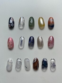 ショートネイルデザインが豊富