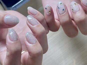 エムスラッシュ ネイル 新百合ヶ丘店(M.SLASH)/ストーンネイル