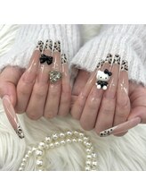 カメリア(Camelia)/ヒョウ柄ネイル