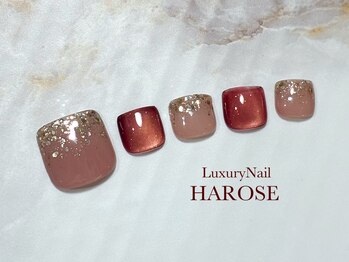 ラグジュアリーネイル ハローズ(HAROSE)/フットジェルアートコース