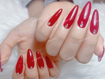 ノア ネイル(Noa Nail)/レッド　冬　ストーン3990
