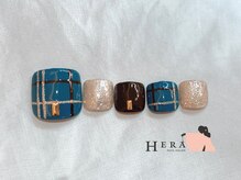 ヘラー 渋谷(HERA)/チェック柄　winter 冬　手描き