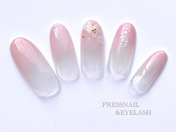 プレス ネイルアンドアイラッシュ(PRESS NAIL&EYELASH)/大人気！桜ネイル